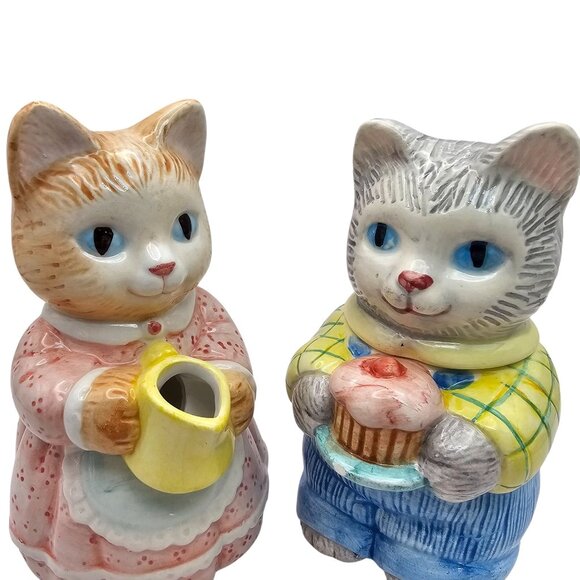 Vintage Avon Country Purr-Fection Sugar & Creamer Set - Picture 5 of 16